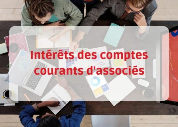 intérêts des comptes courants d'associés