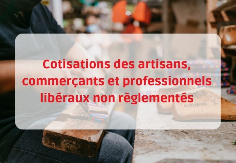 cotisations artisans - commerçants