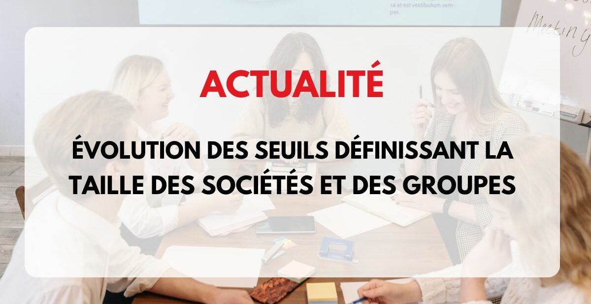 évolution seuils des entreprises