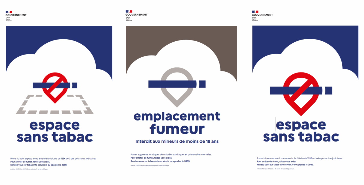 espace sans-tabac signalétique entreprise