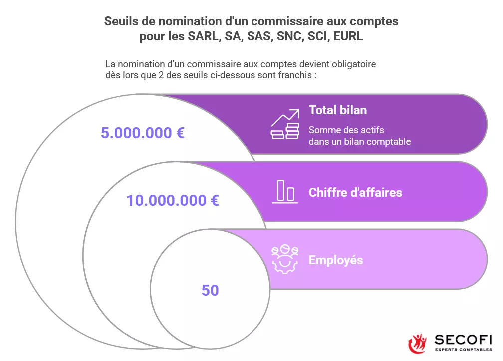 Seuil commissaire aux comptes