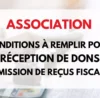 dons et reçus fiscaux association