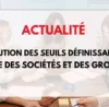 évolution seuils des entreprises